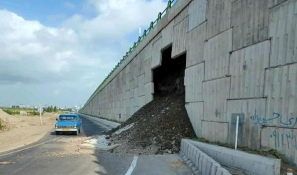 پل فریدونکنار افتتاح نشده فرو ریخت