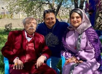 تصویری متفاوت از شبنم مقدمی کنار علی نصیریان